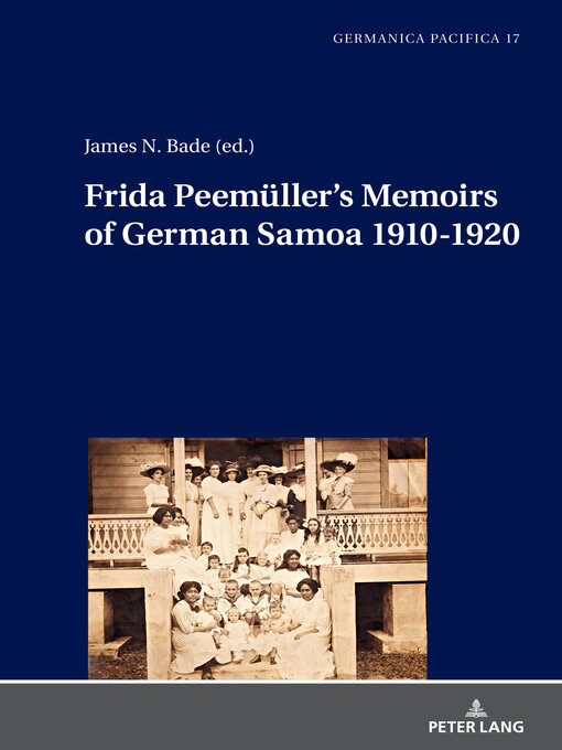 Cover image for Frida Peemueller's Memoirs of German Samoa 1910-1920